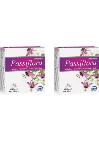 Passiflora 30 Kapsül 2 Adet