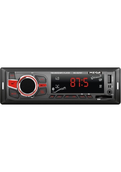 Oto Teyp 4X45W Aux/usb/sd/uk/fm/mp3/bluetooth LCD Ekran MG-562FBT