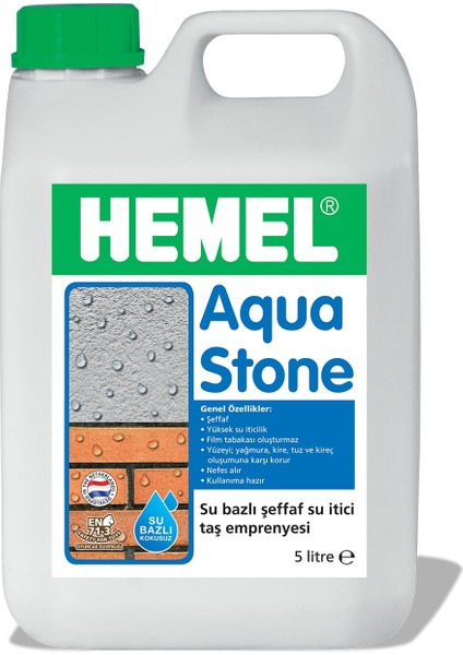 Hemel Aqua Stone - Taş Emprenyesi - 5 Lt