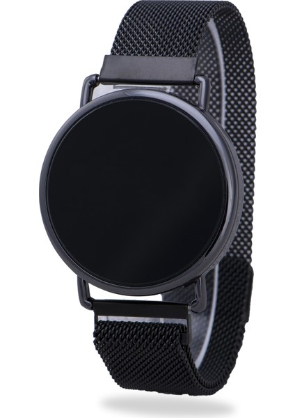 Dokunmatik Dijital Siyah Mıknatıslı Kordon Unisex Kadın Kol Saati ST-303921 fiyatları