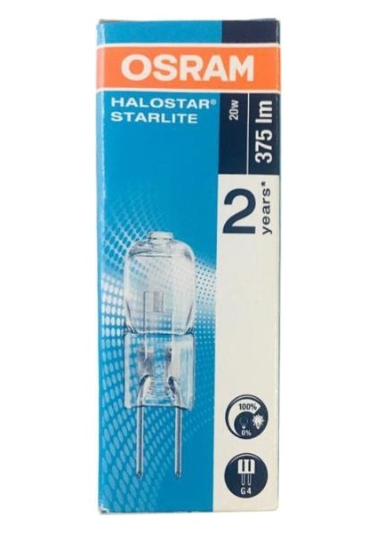 64425S 20W Iğne Ayaklı Kapsül Halojen Ampul Sarı G4 Duy Tasarruflu Dimlenebilir Ampul 12V fiyatları