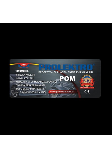10 Paket Prolektro Pom Plastik Elektrot - Kaynak Çubuğu