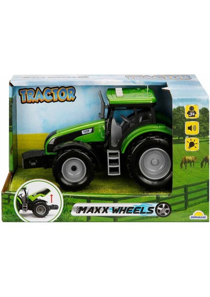 02680 Maxx Wheels Sesli ve Işıklı Traktör 18 cm