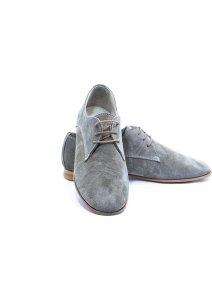 Süet Deri Kösele Taban Bayan Kundura