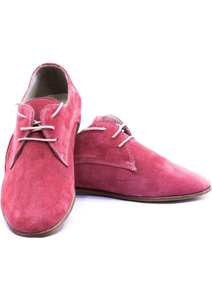 Süet Deri Kösele Taban Bayan Kundura