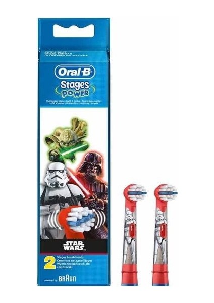Oral B Şarjlı Diş Fırçası Için Star Wars Stages Power Çocuk Yedek Başlık