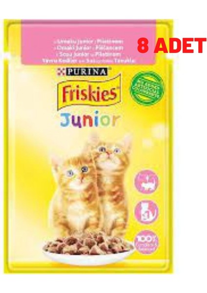 Tavuklu Yaş Yavru Kedi Maması 85 gr x 8 Adet