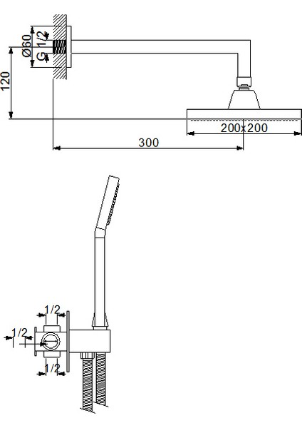 Silver Ankastre Banyo Batarya Seti 851141