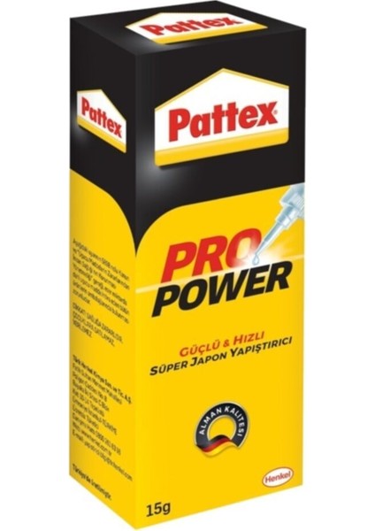 Pattex Pro Power Japon Yapıştırıcı 15 gr