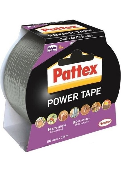 Pattex Power Tape Gri Tamir Bandı 50 mm