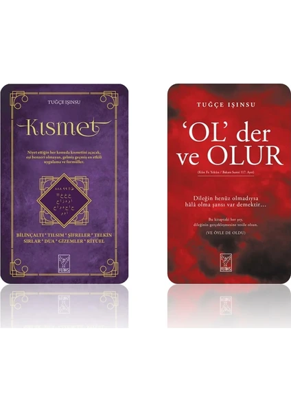 Tuğçe Işınsu 2 Kitap - Kısmet ve Ol'der ve Olur