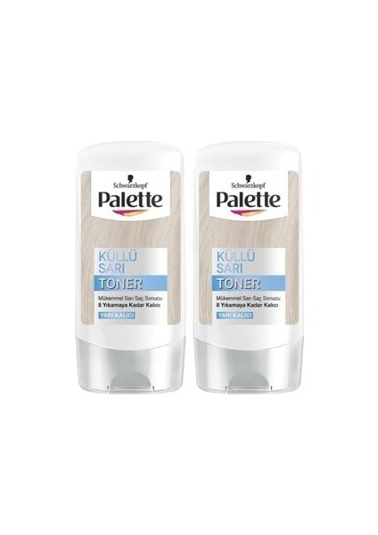 Palette Soğuk Sarı Toner 2 Adet