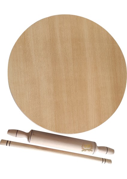 Ahşap Hamur Açma Sofrası Yer Sofrası Oklava ve Merdaneli 50 cm fiyatları