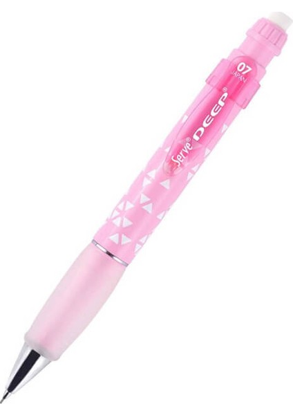 Deep Uçlu Kalem 0.7 Üçgen Şekilli Pembe