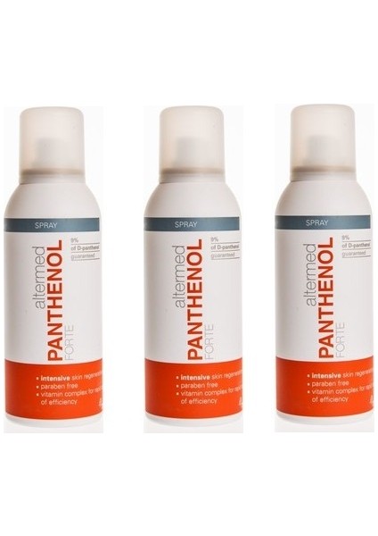 Panthenol Forte %9 Nemlendirici Sprey 150 ml X3 Adet