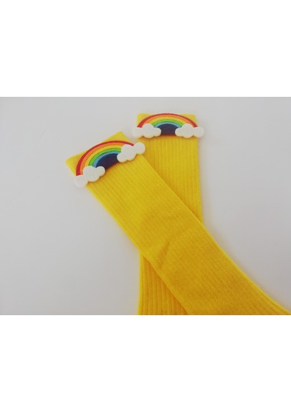 Sockrates Keçeli Diz Altı Kız Çocuk Çorap