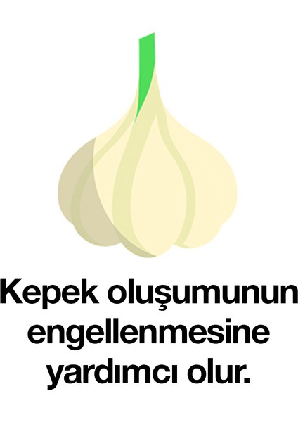 Herbal Bitkisel Şampuan Sarımsak Özlü Kepekli Saçlar 3 x 500 ml