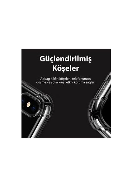 Maycase Aksesuar Samsung Galaxy J7 Prime Airbag Antishock Köşe Korumalı Silikon Kılıf