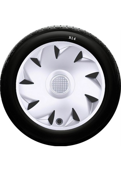 Sks Fiat Jant Kapağı 14 Inc Kırılmaz 1 Takım 4 Adet NO:210