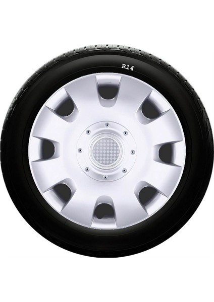 Sks Toyota Jant Kapağı 14 Inc Kırılmaz 1 Takım 4 Adet NO:209