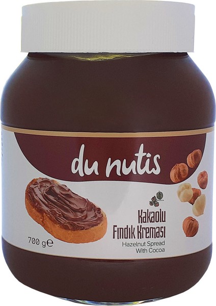 Dunutis Kakaolu Fındık Kreması - 700 gr Cam Kavanoz