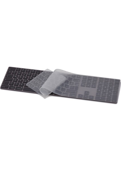 Apple Magic Keyboard-2 ile Uyumlu Klavye Koruyucu A1843 UK-US İngilizce-Türkçe Baskı