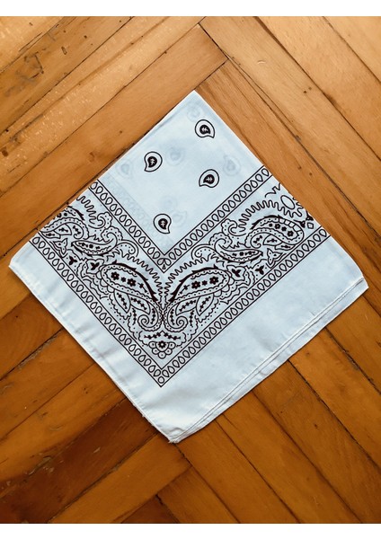 Rupen Kraft %100 Pamuklu Klasik Şal Desen Bay&Bayan Bandana Renkli Bandana Etnik Desenli Bandana