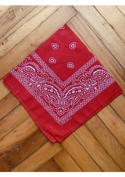 Rupen Kraft %100 Pamuklu Klasik Şal Desen Bay&Bayan Bandana Renkli Bandana Etnik Desenli Bandana