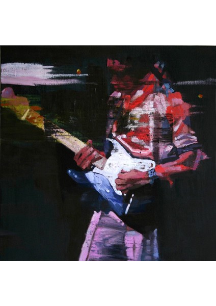 Jimi Hendrix Gitarist Modern Sanat Dekoratif Kanvas Tablo TBL1771 (60X60 Cm) modelleri