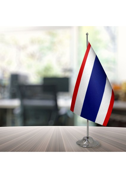 Tayland Masa Bayrağı Direksiz 15 x 22,5 cm