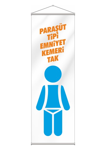 Emniyet Kemeri Kırlangıç Flama 50 x 150 cm