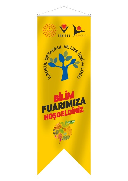 Bilim Fuarı Kırlangıç Flama 50 x 150 cm