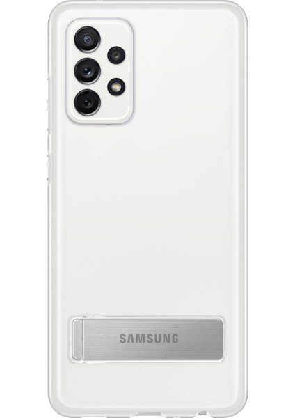 Galaxy A72 Clear Standing Cover- Şeffaf