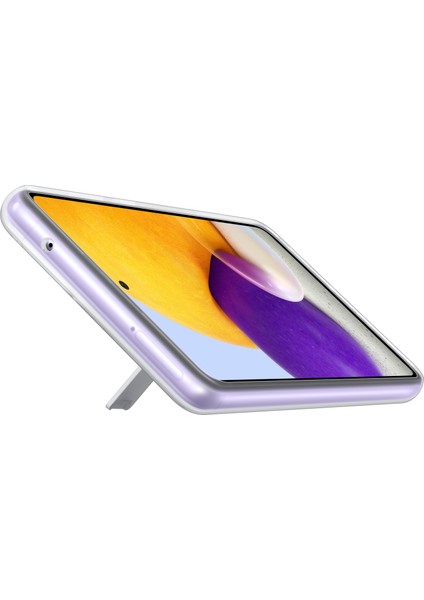 Galaxy A72 Clear Standing Cover- Şeffaf modelleri