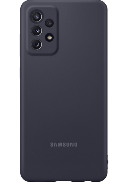 Galaxy A72 Silicone Cover -Siyah