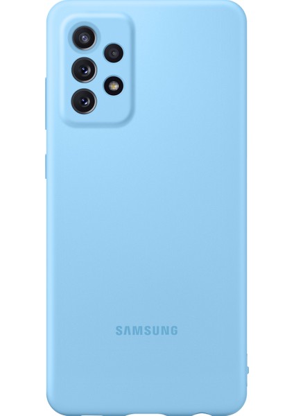 Galaxy A72 Silicone Cover - Mavi