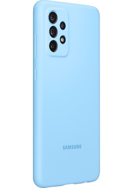 Galaxy A72 Silicone Cover - Mavi fiyatları