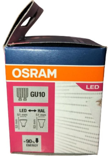 LED Value 5W = 50W GU10 LED Ampul 10 Adet BEYAZ IŞIK 6500K LED Spot Ampul