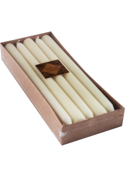 şamdan Mum Krem 10'lu Paket