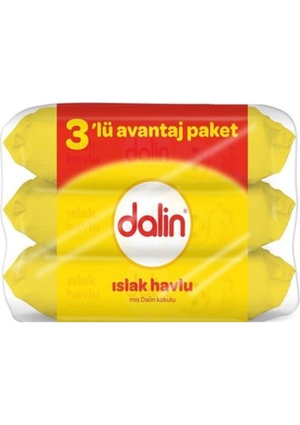 Islak Havlu Mendil Klasik 15 Li Set (3lü*5pk) 840 Yaprak