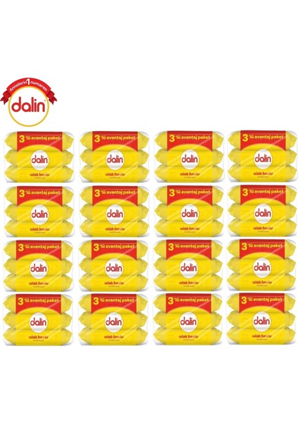 Islak Havlu Mendil Klasik 48 Li Set (3LÜ*16PK) 2688 Yaprak