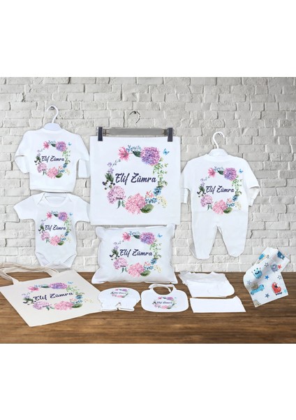 13 Parçadan Oluşan Isme Özel Organik Hastane Çıkışı Seti