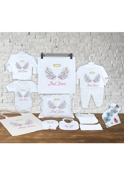 13 Parçadan Oluşan Isme Özel Organik Hastane Çıkışı Seti