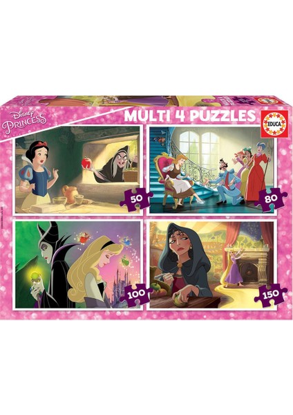 Puzzle Multi 4 Disney Princess Puzzle