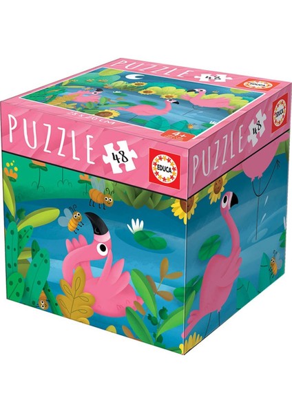 48 Parça Puzzle Flamingo (18073)