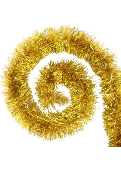 Dekoratif 6 cm Sarı Renkli Sim Süsü 2 Metre