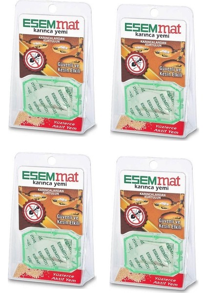 Kesin Etkili Karınca Yemi 4 Adet