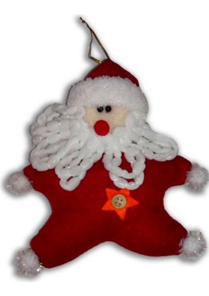 Peluş Noel Baba Yılbaşı Süsü 16 cm