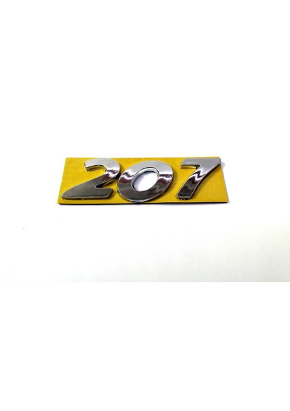 Peugeot 207 Bagaj Yazısı 70 mm 24 mm