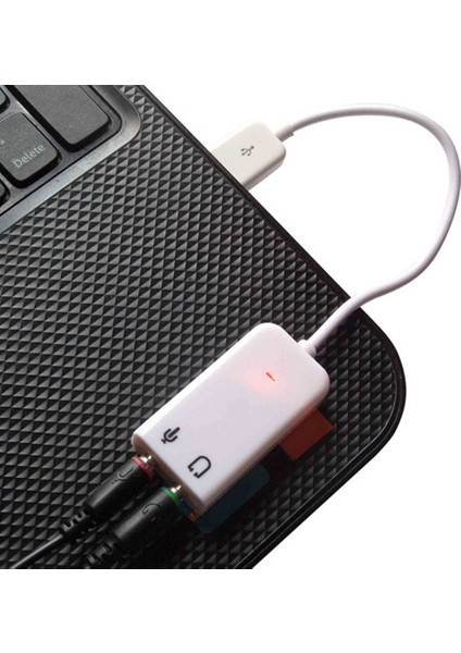 7.1 USB Ses Kartı Kablolu Pc Notebook Mac Uyumlu